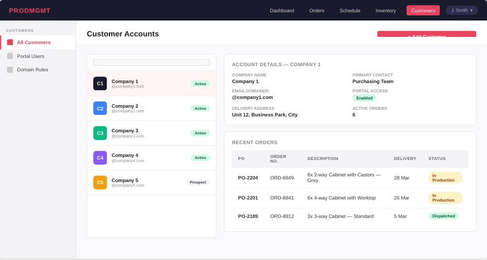 Product & Order Management